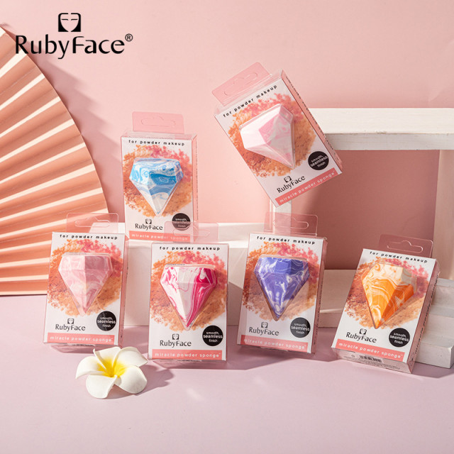 【預購】Rubyface鑽石美妝蛋顏色隨機(2入)