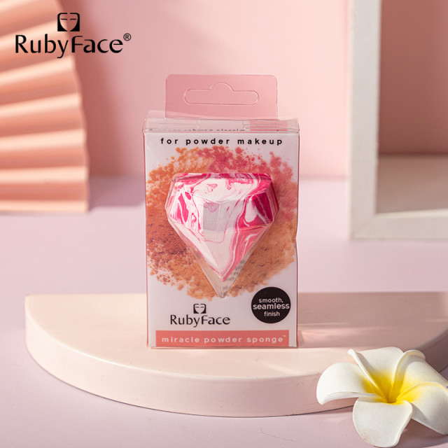 【預購】Rubyface鑽石美妝蛋顏色隨機(2入)