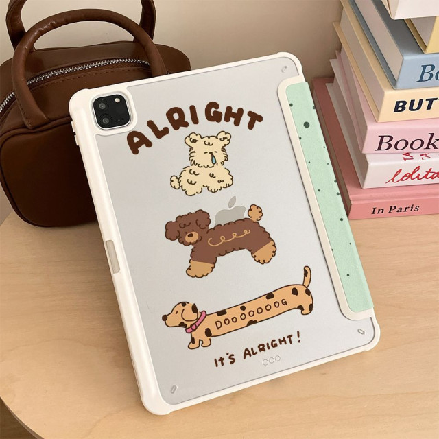 【預購】潑墨狗薄荷綠iPad保護套