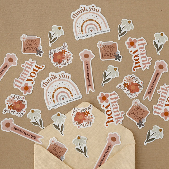 【預購包材】造型封箱貼紙(內)