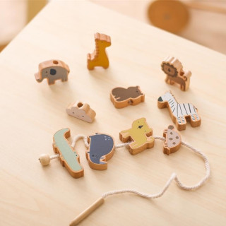 【預購】木質兩用蹺蹺板動物玩具