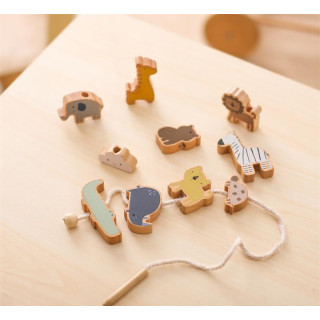 【預購】木質兩用蹺蹺板動物玩具