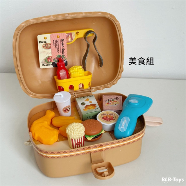 【預購】韓國ins漢堡手提家家酒玩具組