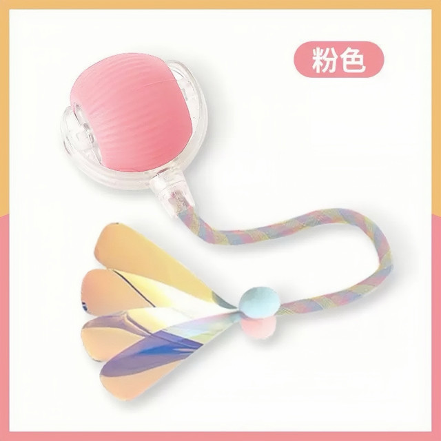 【預購】耐咬逗貓玩具滾滾球-6色