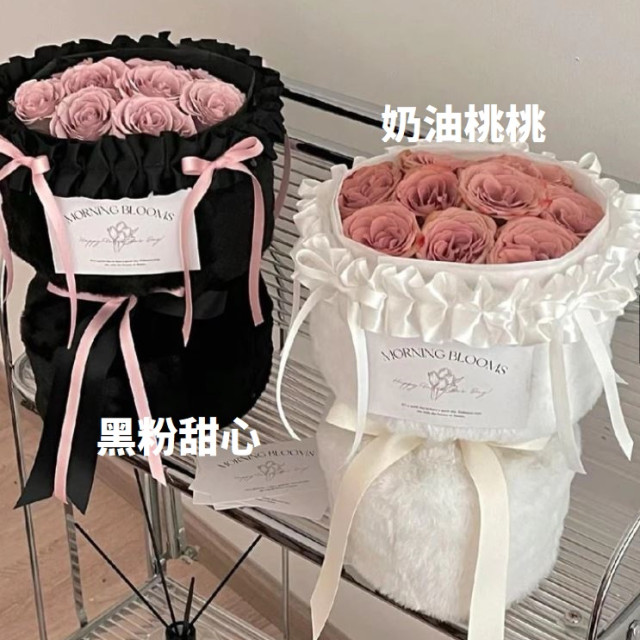 【預購】七夕芭蕾仿真花束