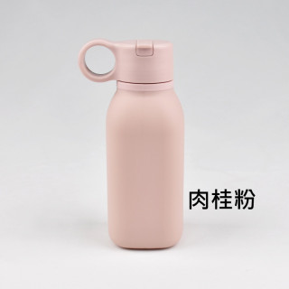 【預購】食品級矽膠運動吸管杯450ml