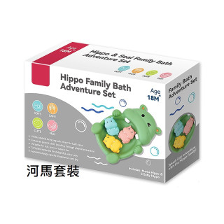 【預購】兒童沐浴漂浮動物親子套組