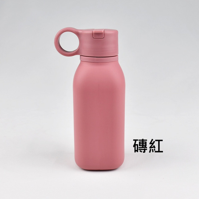 【預購】食品級矽膠運動吸管杯450ml