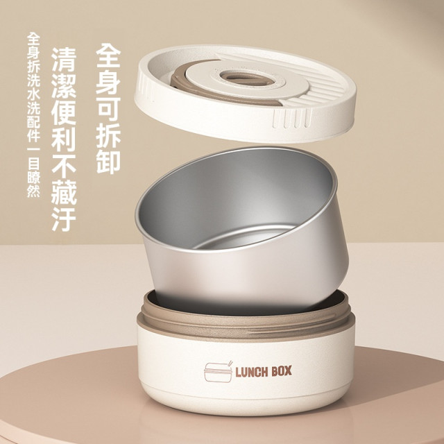 【預購】雙層附保溫便當袋【400ml+600ml*304內膽】