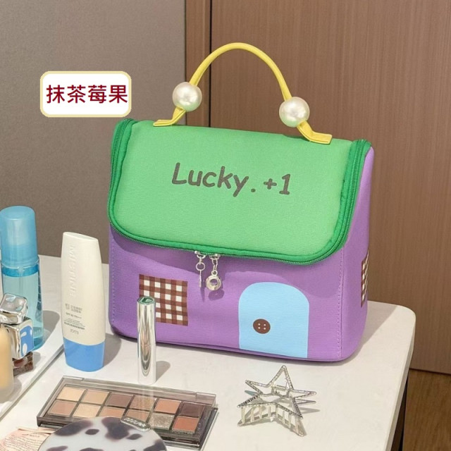 【預購】LT多巴胺房子造型化妝包