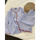 【預購】甜美高級感波點休閒長袖睡衣(S-4XL)