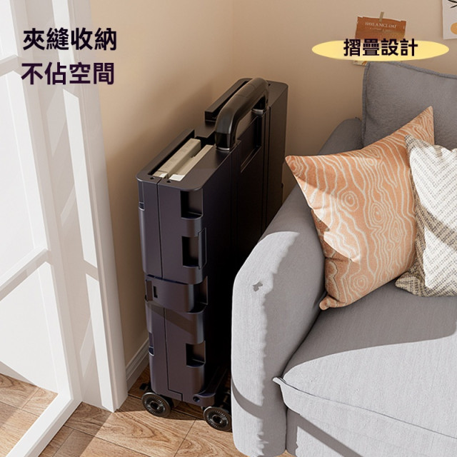 【預購】萬向輪折疊購物車直拉桿