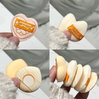【預購】HERORANGE一袋麵包拇指粉撲(5入/組)