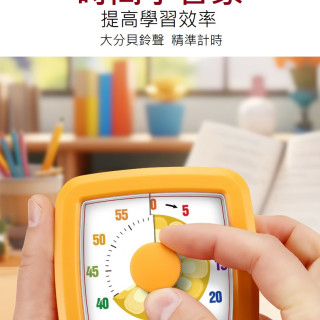 【預購】卡通款定時鬧鐘計時器 (5色可選)