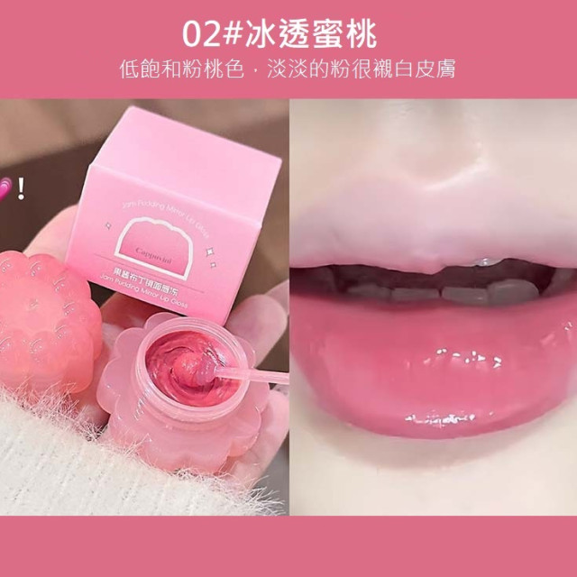 【預購】CAPPUVINI果醬布丁鏡面唇凍 (6色可選)