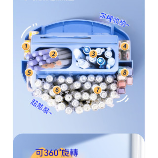 【預購】自律打卡器360度旋轉筆筒