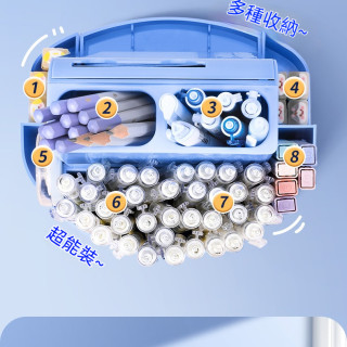 【預購】自律打卡器360度旋轉筆筒