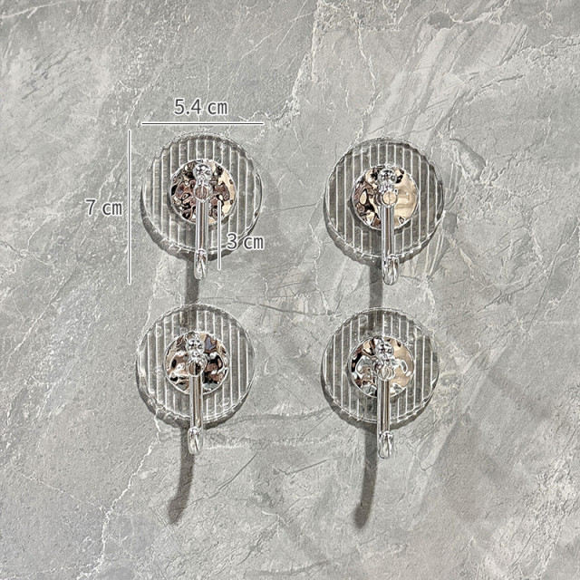 【預購】輕奢風無痕強力掛勾4入組