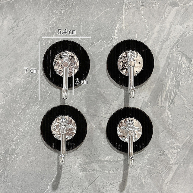 【預購】輕奢風無痕強力掛勾4入組