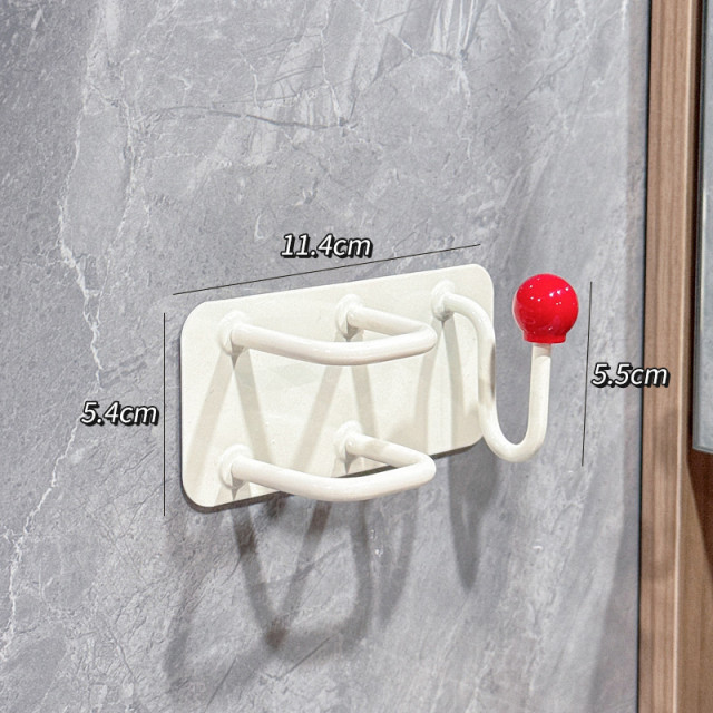 【預購】髮飾梳子免打孔收納架