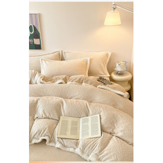 【預購】A類雕花牛奶絨四件組