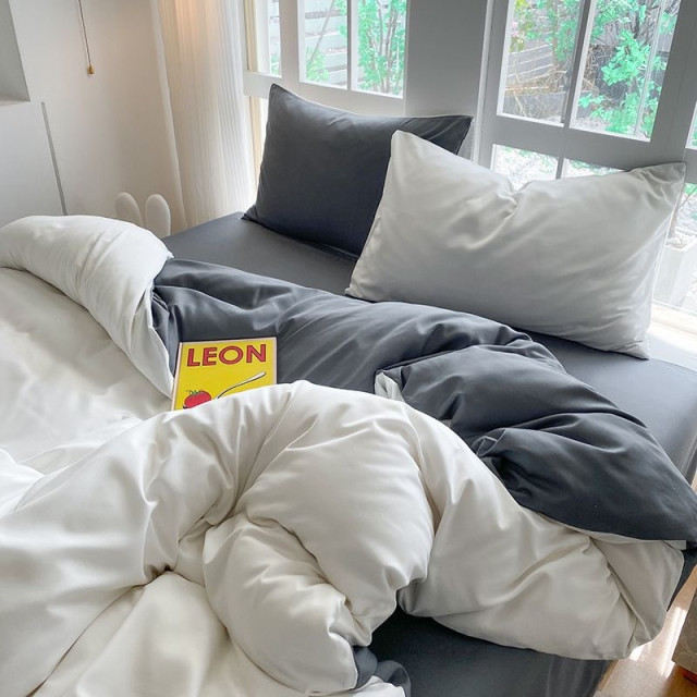 【預購】北歐風水洗棉親膚床單四件組