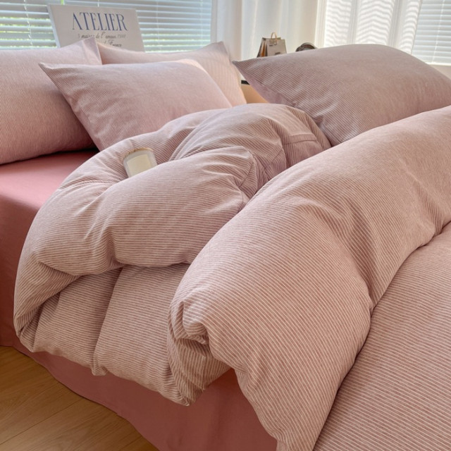 【預購】無印風A類純棉2.0四件組 (5色)