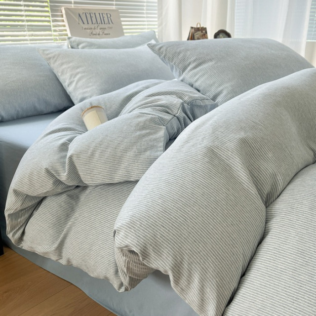 【預購】無印風A類純棉2.0四件組 (5色)