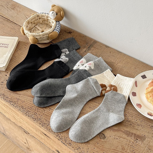 【預購】動物抱抱襪(3入一組)