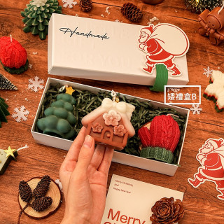 【預購】聖誕節香氛蠟燭禮盒(四款)