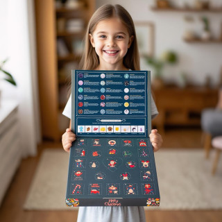 【預購】聖誕款戳戳樂套盒24格水晶石