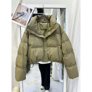 【預購】PU皮羽絨棉外套 (四色)