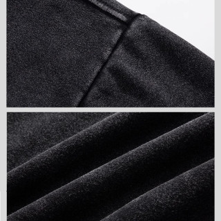 【預購】圓領復古純棉加絨水洗衛衣