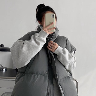 【預購】立領加厚坎肩充絨背心