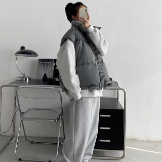 【預購】立領加厚坎肩充絨背心