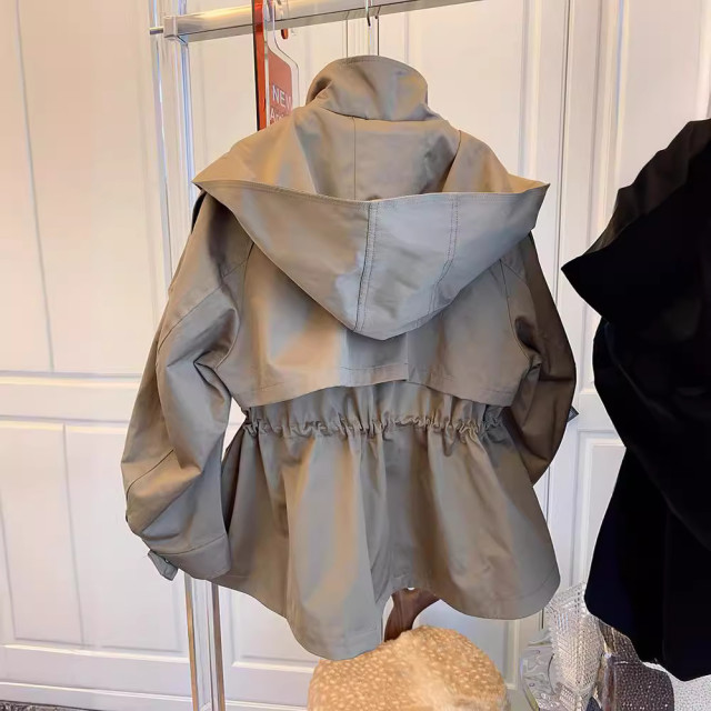 【預購】東大門設計感工裝風衣