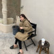 【預購】韓版慵懶風羽絨棉中長板外套