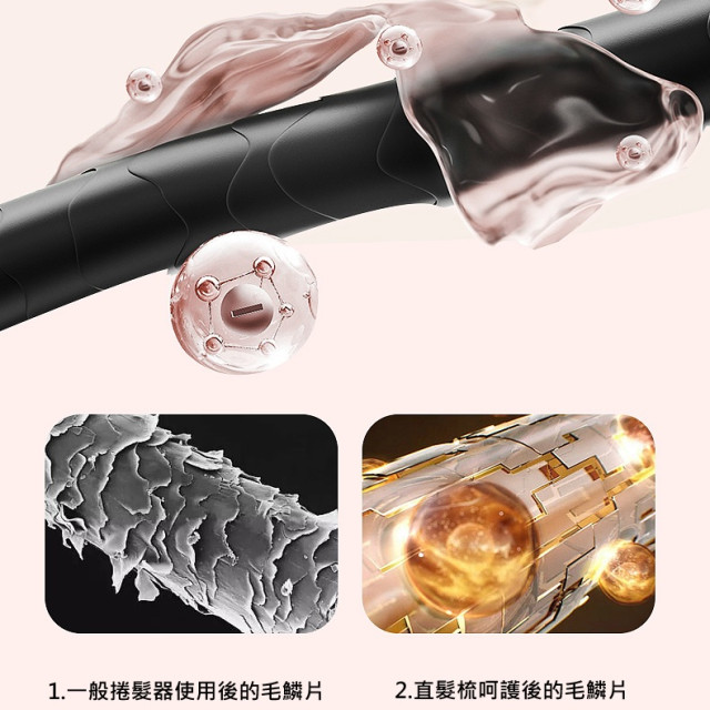 【預購】無線便攜膠囊直髮梳