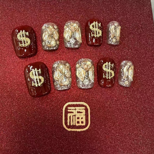 【預購】一夕致富- 手工穿戴甲