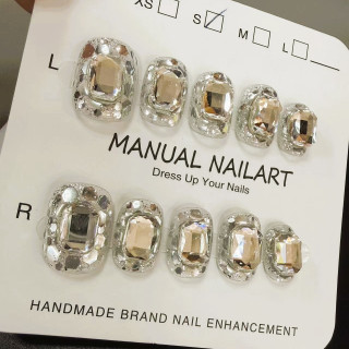 【預購】爆閃滿鑽艾莉絲-手工穿戴甲