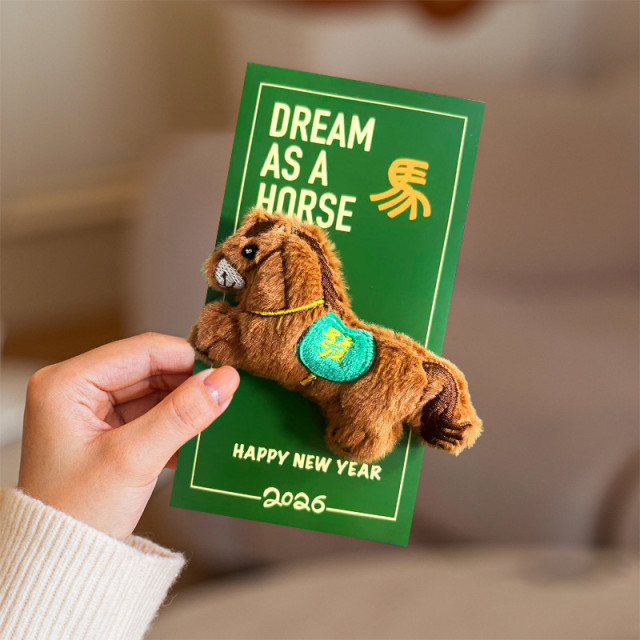 【預購】馬上發立體毛絨紅包6入組