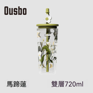 【預購】花花玻璃杯(4色)