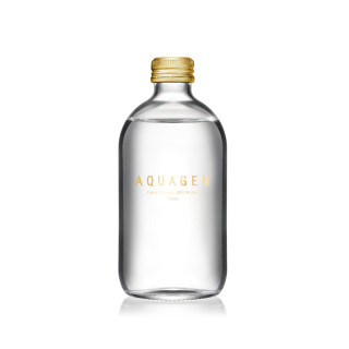 【大江生活】【箱購】AQUAGEN-海洋深層水無氣版(金蓋)(330ml/瓶，24瓶/箱) 買1箱送1箱《限宅配》