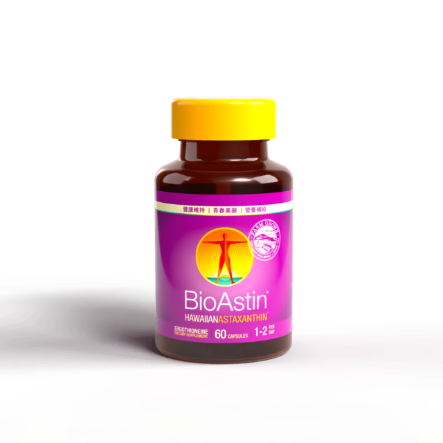 【大江生活】BioAstin-紅藻蝦紅素賦活膠囊(60顆/瓶)《限宅配》