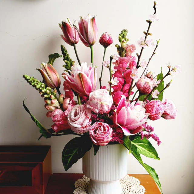 【樓上的花店】鮮花浪漫花藝