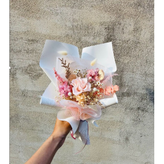 【高雄-慕光花寓】粉嫩'' 永生乾燥小花束