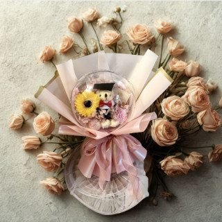 【RH.新北花店】波波球花束