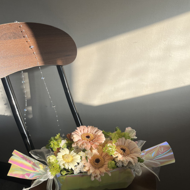 【蒔月花日】母親節鮮花糖果背包