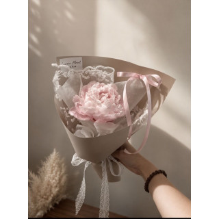 【高雄-慕光花寓】單朵芍藥-限量花束