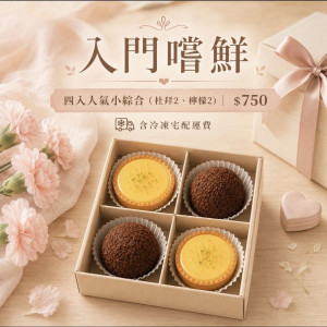 【初心甜點】入門嚐鮮-酸甜療癒組